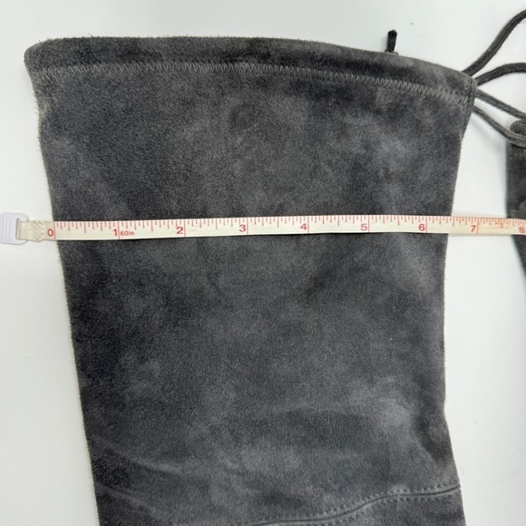 Stuart Weitzman Grey Tieland Over the Knee Boots - Picture 7 of 14